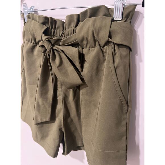Grace Karin, Olive Green Shorts, Size M 1363o - Picture 3 of 5